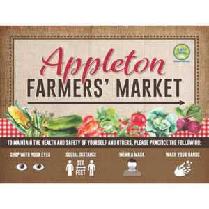 Appleton Farmers Market Sign